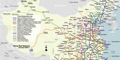 Beijing railway carte