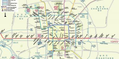 Plan du métro de pékin