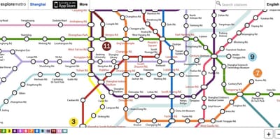 Explorez carte du métro de Pékin