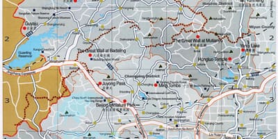 La carte de Pékin transit