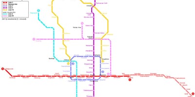 La carte de Pékin, ville souterraine
