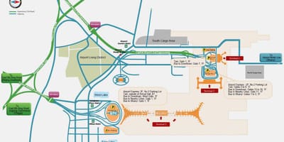 L'aéroport de pékin terminal carte